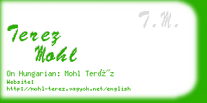 terez mohl business card